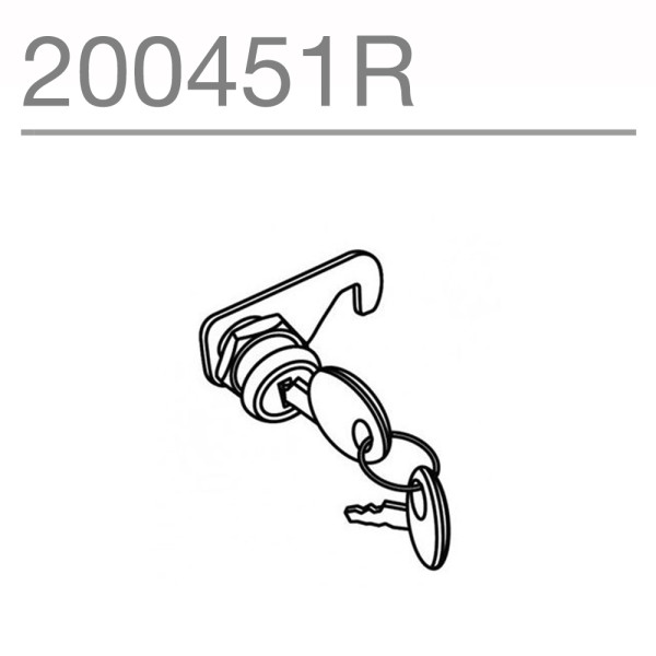 Shad Atv80 replacement lock and key